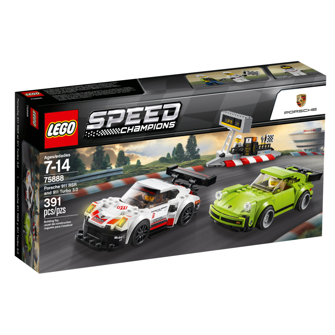 LEGO® Speed Champions Porsche 911 RSR y 911 Turbo 3.0 (75888)