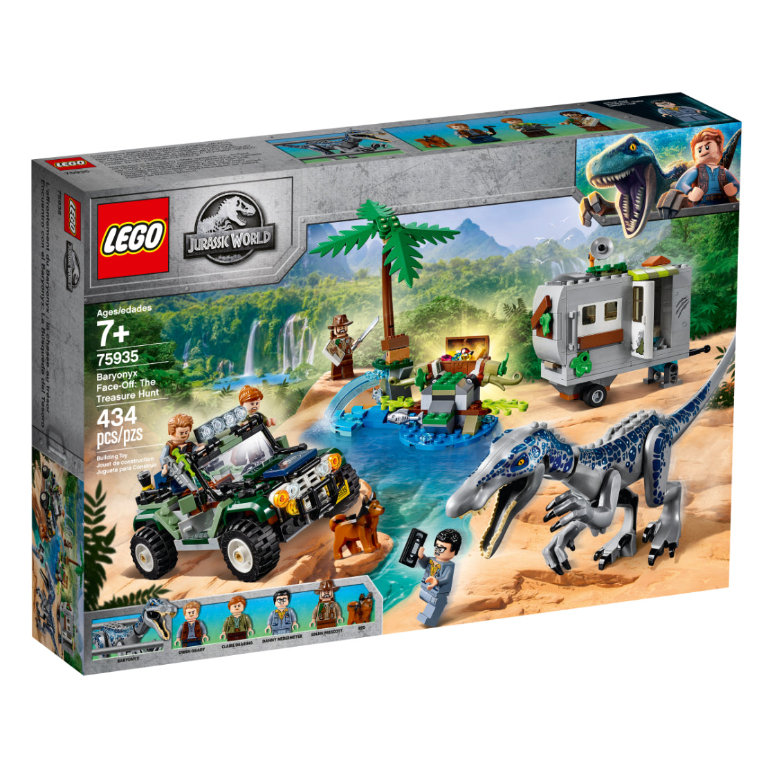 LEGO® Jurassic Word Encuentro con e Baryonyx La Búsqueda de Tesoro (75935)