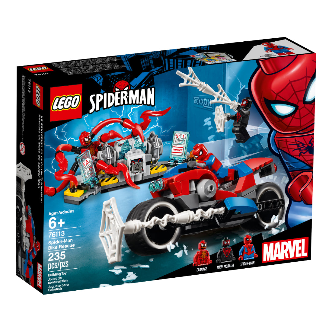 LEGO® Marvel Spider-Man Rescate en Moto de Spider-Man (76113)