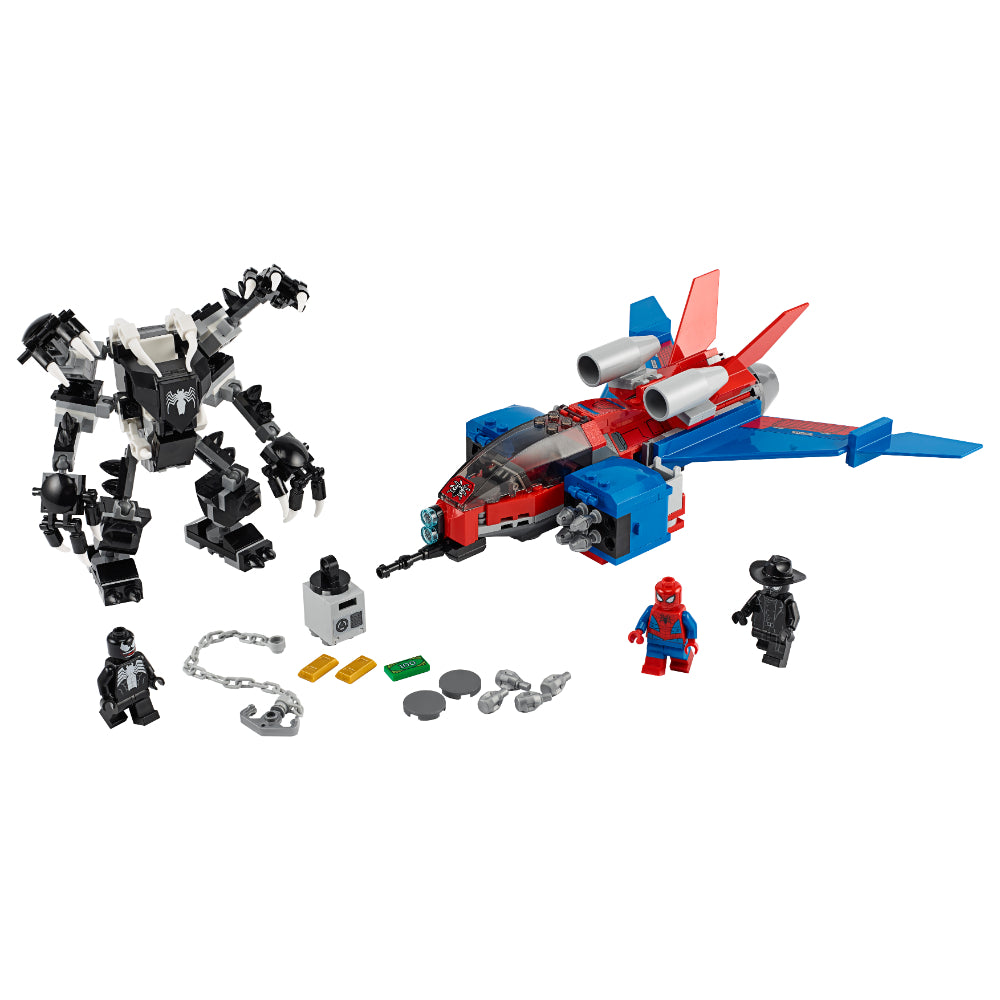 LEGO® Marvel Spider-Man Jet Arácnido vs. Armadura Robótica de Venom (76150)