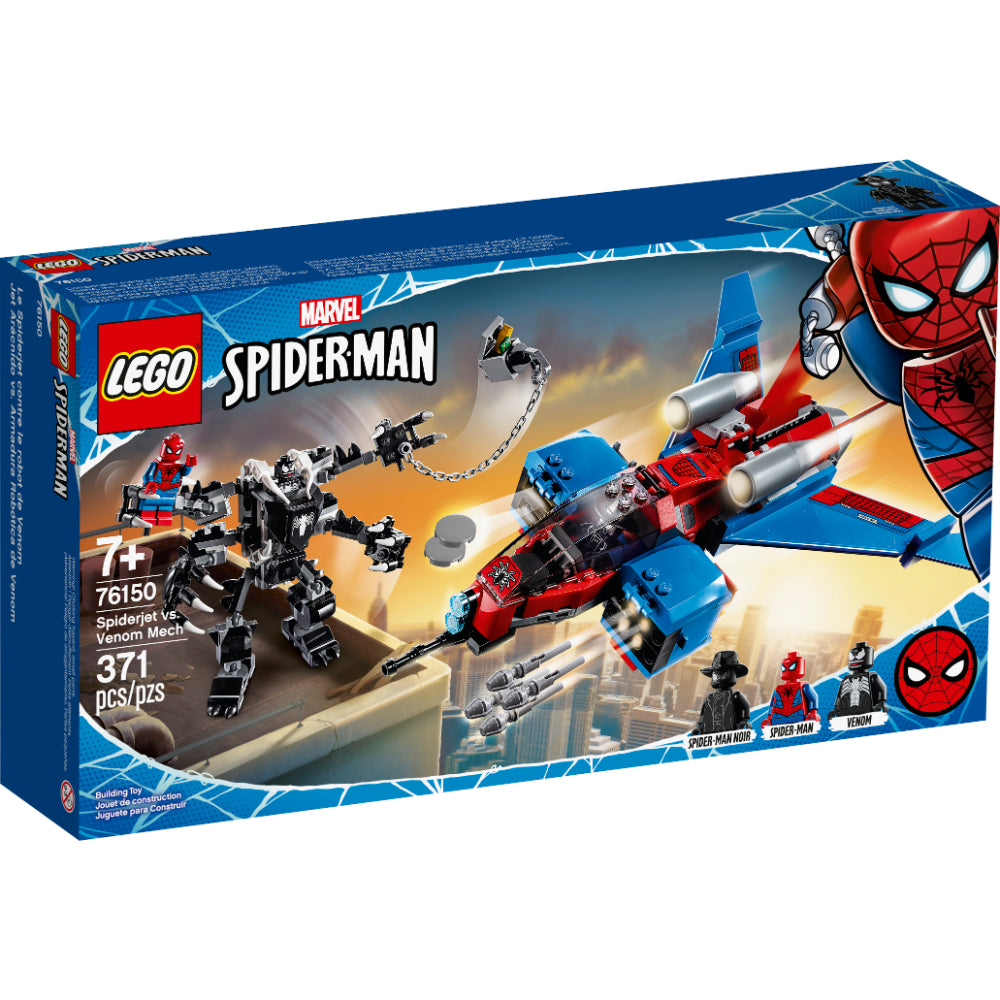 LEGO® Marvel Spider-Man Jet Arácnido vs. Armadura Robótica de Venom (76150)