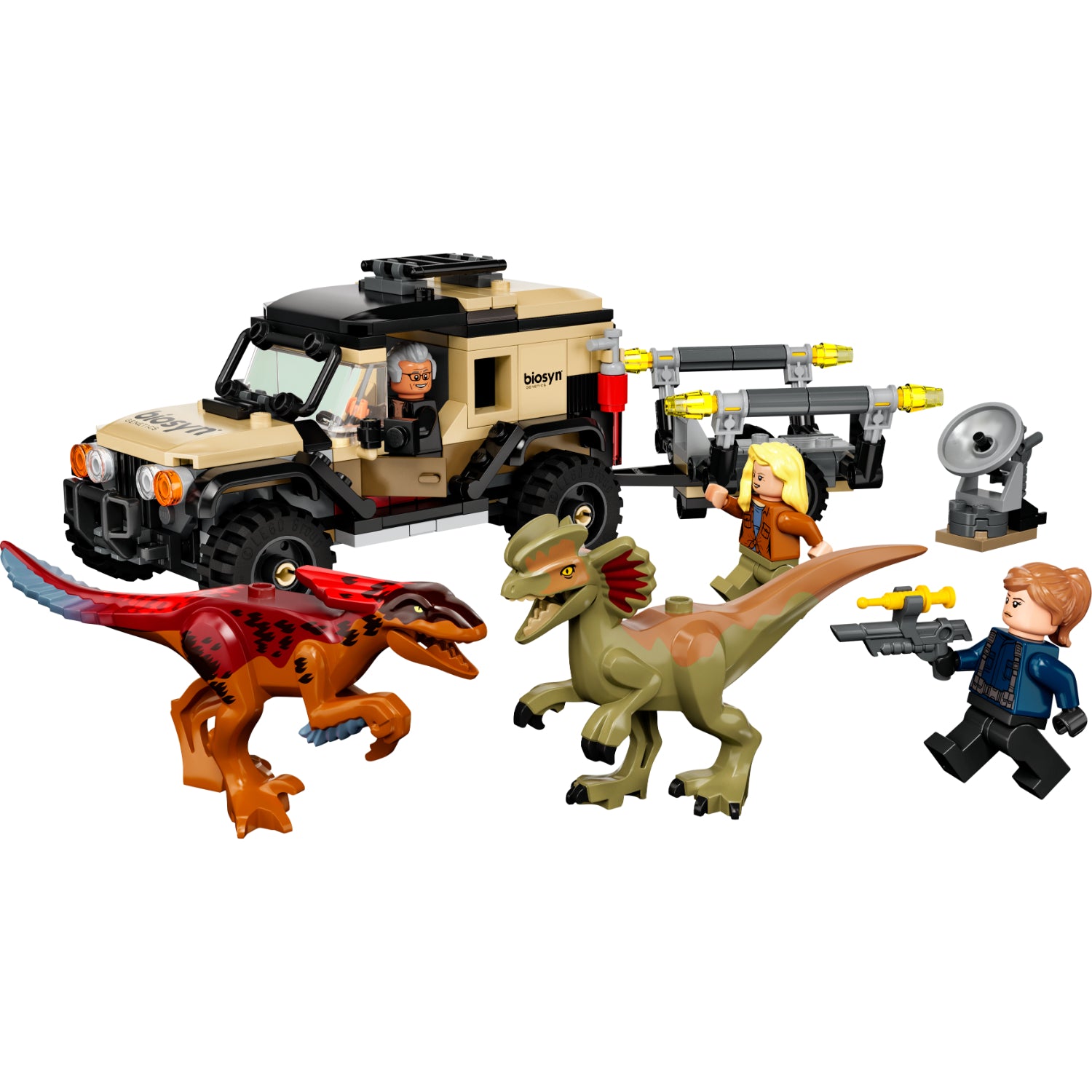 LEGO® Transporte de Pyroraptor y Dilophosaurus (76951)